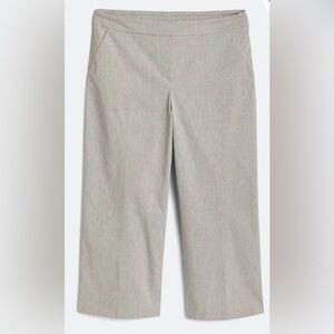 Tribal Fia Pull-On Wide Leg Cropped Pant, Size 18W